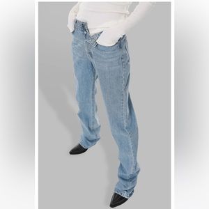 The Frankie Shop SUSANNA JEANS - LIGHT WASH,only worn once,sold out online